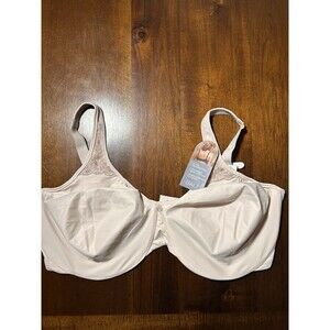 Bali Comfort Revolution 3385 Underwire Bra 38G Light Beige Full Coverage NWT